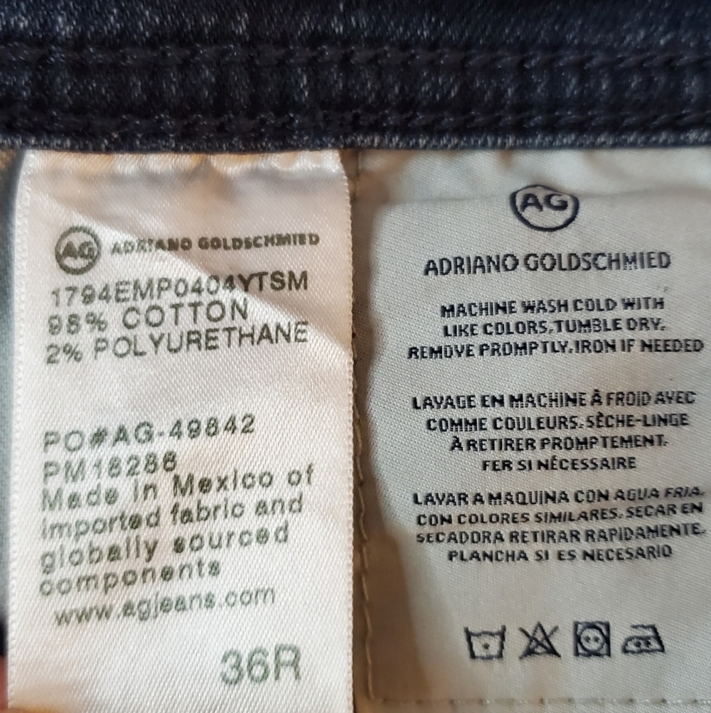 AG Everett Slim Straight Cloud Soft Denim Jeans - Picture 15 of 15